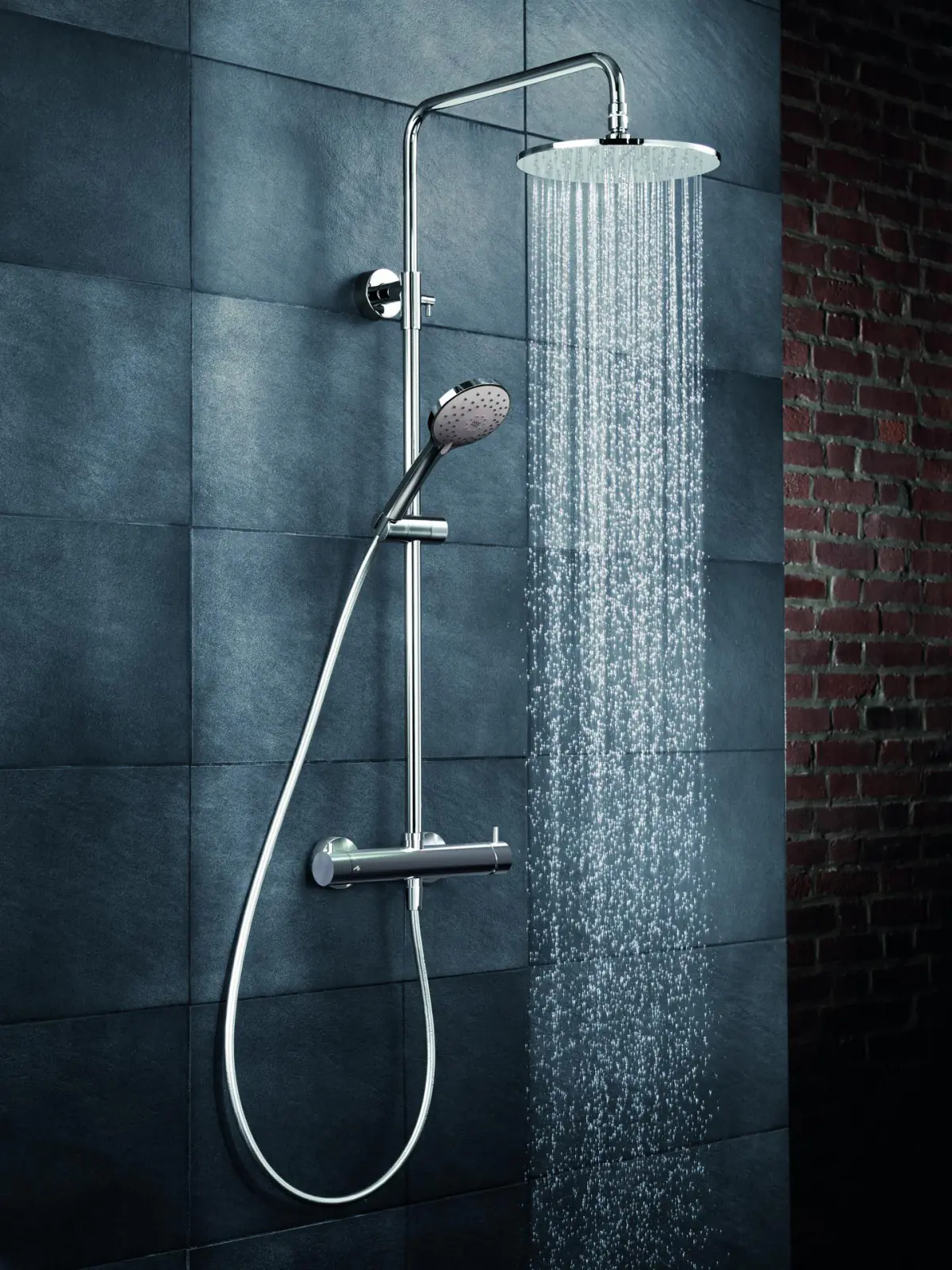 Shower Set Rund Einhebelmischer 6121347583311872